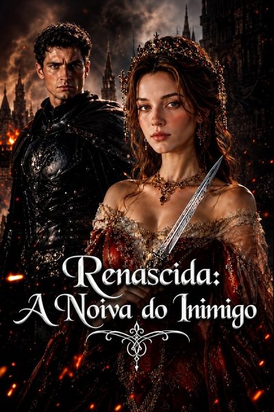 Capa da minissérie Renascida a Noiva do Inimigo