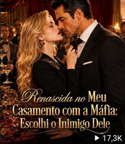 Capa da minissérie Renascida no Meu Casamento com a Máfia: Escolhi o Inimigo Dele
