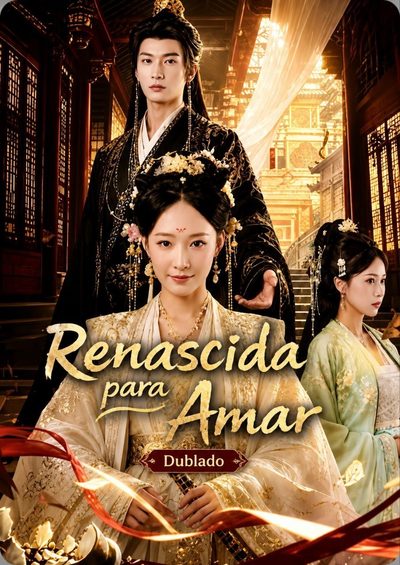 Capa da minissérie RENASCIDA PARA AMAR Amor depois da dor