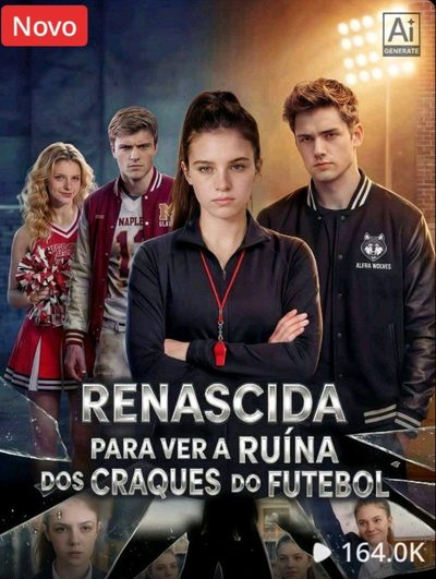 Capa da minissérie Renascida para Ver a Ruína dos Craques de Futebol