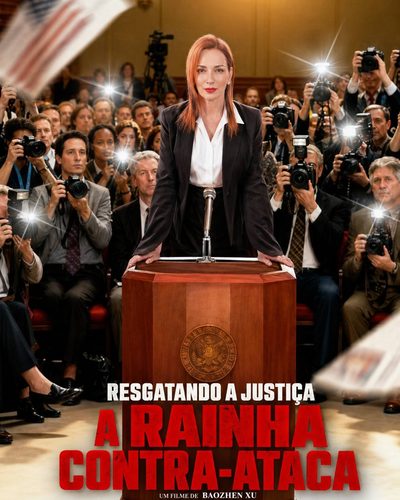 Capa da minissérie Resgatando a Justiça a Rainha Contra Ataca