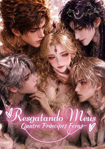 Capa da minissérie Resgatando Meus Quatro Príncipes Feras
