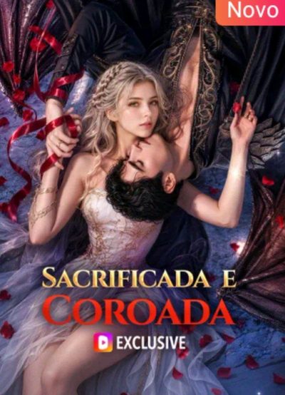 Capa da minissérie Sacrificada e Coroada