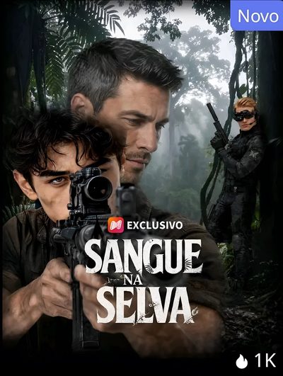 Capa da minissérie Sangue na Selva