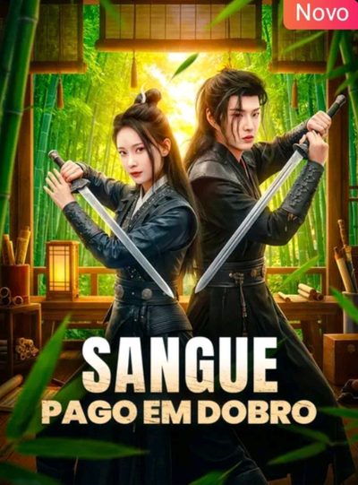 Capa da minissérie Sangue Pago em Dobro