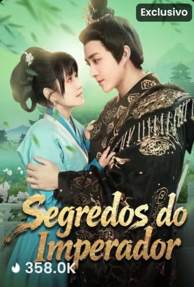 Capa da minissérie Segredos do Imperador