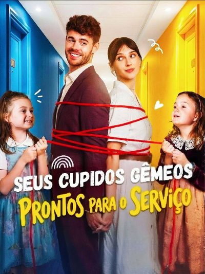 Capa da minissérie Seus Cupidos Gêmeos Prontos para o Serviço