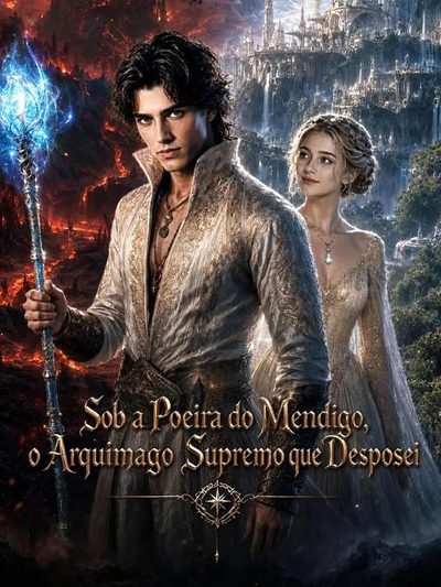 Capa da minissérie Sob a Poeira do Mendigo, o Arquimago Supremo que Desposei