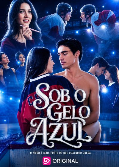 Capa da minissérie Sob o Gelo Azul
