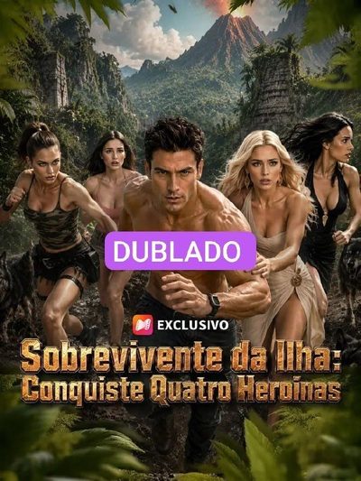 Capa da minissérie Sobrevivente da Ilha Conquiste Quatro Heroínas