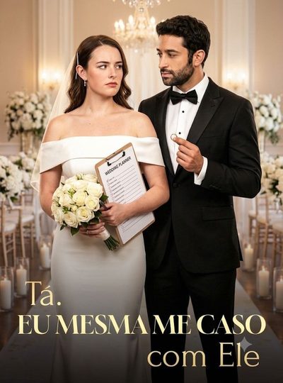 Capa da minissérie Tá. Eu Mesma Me Caso com Ele