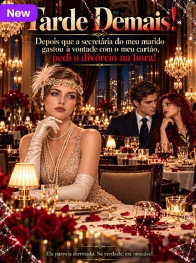 Capa da minissérie Tarde Demais! Depois que a Secretária do Meu Marido Gastou à Vontade com Meu Cartão, Pedi o Divórcio na Hora!