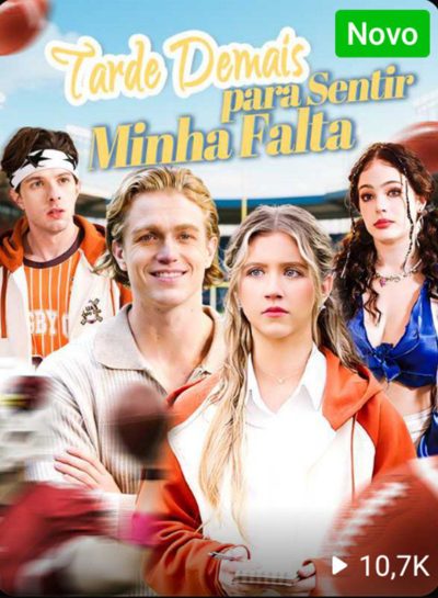 Capa da minissérie Tarde demais para sentir minha falta