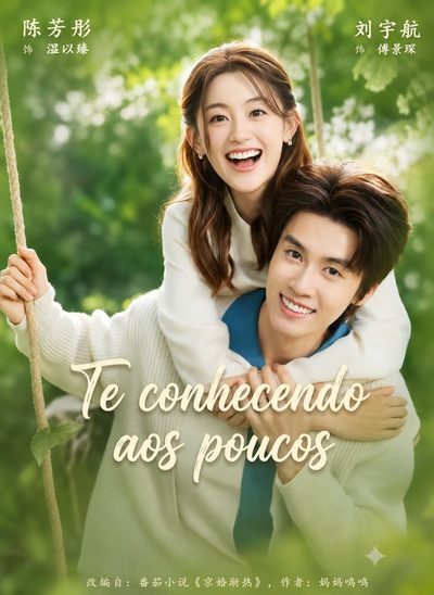 Capa da minissérie Te Conhecendo Aos Poucos Conhecendo Você Lentamente Conhecendo Você Aos Poucos
