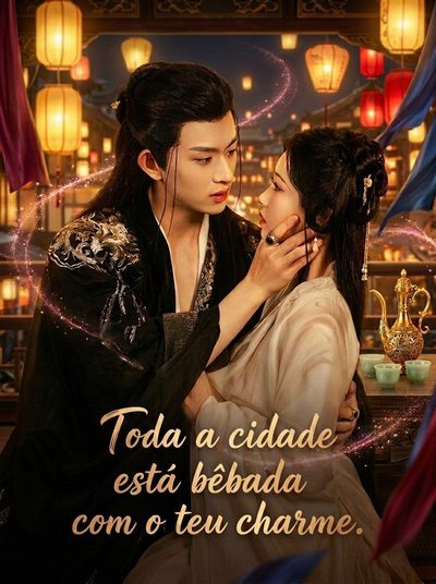 Capa da minissérie Toda a Cidade Está Bêbada com o Seu Charme
