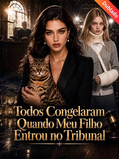 Capa da minissérie Todos Congelaram Quando Meu Filho Entrou no Tribunal -