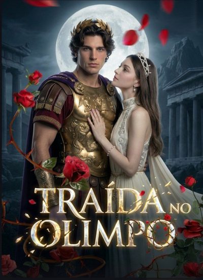 Capa da minissérie Traída no Olimpo - a Maldição dos Deuses