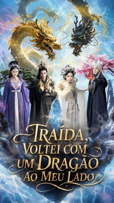 Capa da minissérie Traída, Voltei com um Dragão ao Meu Lado