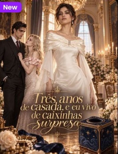 Capa da minissérie Três Anos de Casada, e Eu Vivo de Caixinhas Surpresa -