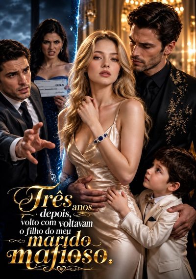 Capa da minissérie Três Anos Depois Volto com o Filho do Meu Marido Mafioso