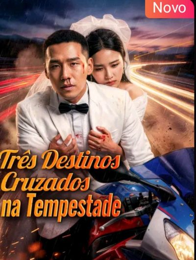 Capa da minissérie Três Destinos Cruzados na Tempestade
