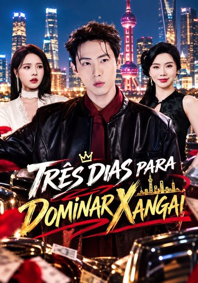 Capa da minissérie Três Dias para Dominar Xangai