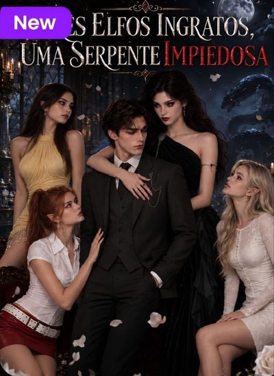 Capa da minissérie Três Elfos Ingratos, uma Serpente Impiedosa