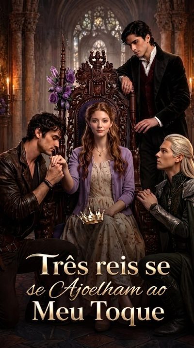Capa da minissérie Três reis se Ajoelham ao Meu Toque.