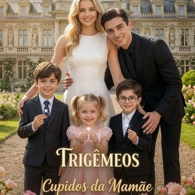 Capa da minissérie Trigêmeos Cupidos da mamãe