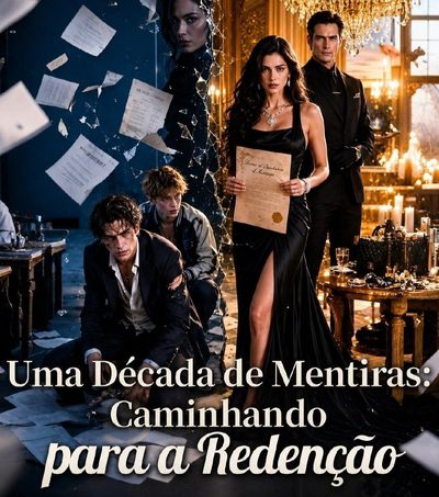 Capa da minissérie � uma Década de Mentiras: Caminhando para a Redenção