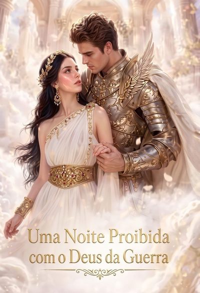 Capa da minissérie Uma Noite Proibida com o Deus da Guerra