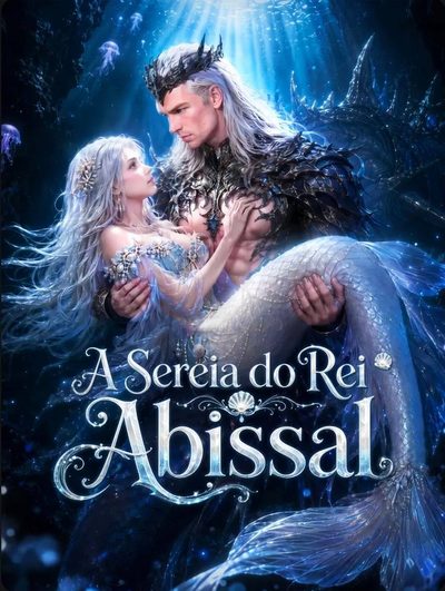Capa da minissérie Uma Noite Proibida com o Rei do Mar a Sereia do Rei Abissal