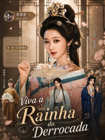 Capa da minissérie Viva a Rainha da Derrocada