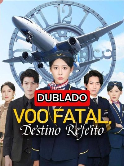 Capa da minissérie Voo Fatal Destino Refeito
