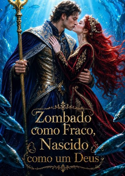 Capa da minissérie Zombado Como um Fraco, Nascido Como um Deus